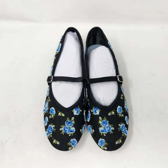New women's EU 41 (US 10) For Love &amp; Lemons Evelyne embroidered ballet flats