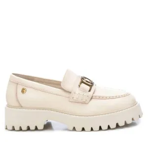 NEW XTI women's leather moccasins in ice
