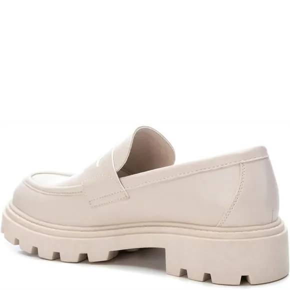 NEW XTI women's moccasins in light beige
