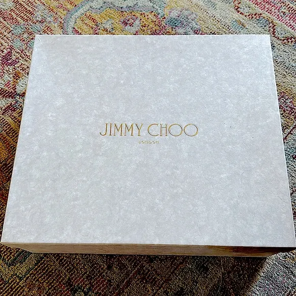 NEW!JIMMY CHOO Size 7.5 (EU 38)Abigail Leopard-Print Leather Cork Wedge Sandals
