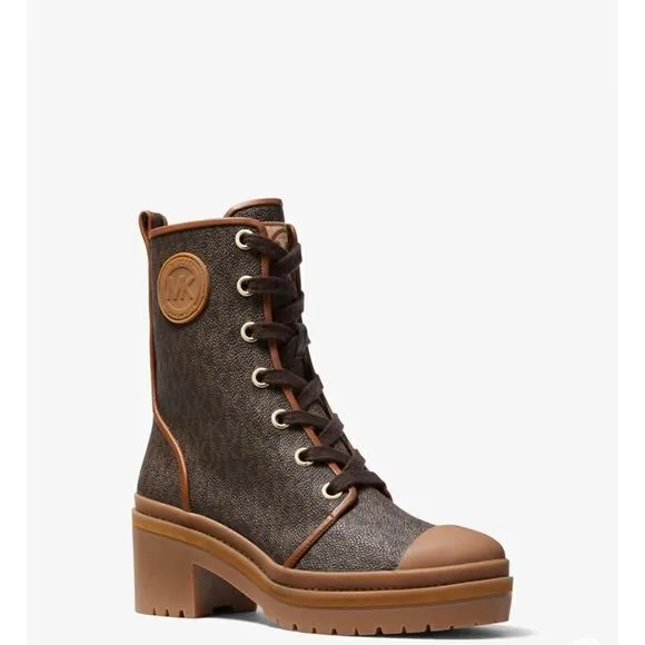 🌟NEW🌟Michael Kors🌟Corey Logo Combat Booties