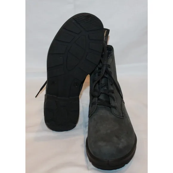 NIB Blundstone Women's Style 1935 Lace Up‎ Boot Rustic Black Sz 6.5