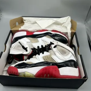 NIB Nike GS Jumpman Two Trey BLACK/UNIVERSITY RED/BLACK/WHITE DQ8431 106