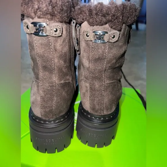 NIB- Sam Edelman Kyler suede mocha boots