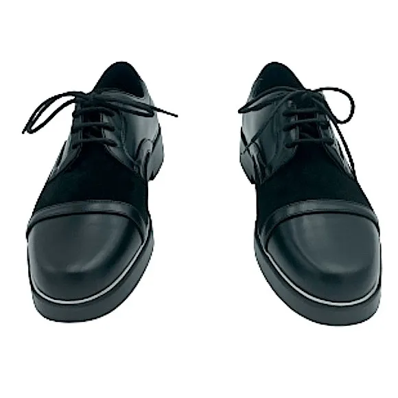 NICHOLAS KIRKWOOD Men's derby oxford suede leather combo EU 42.5 US 9.5
