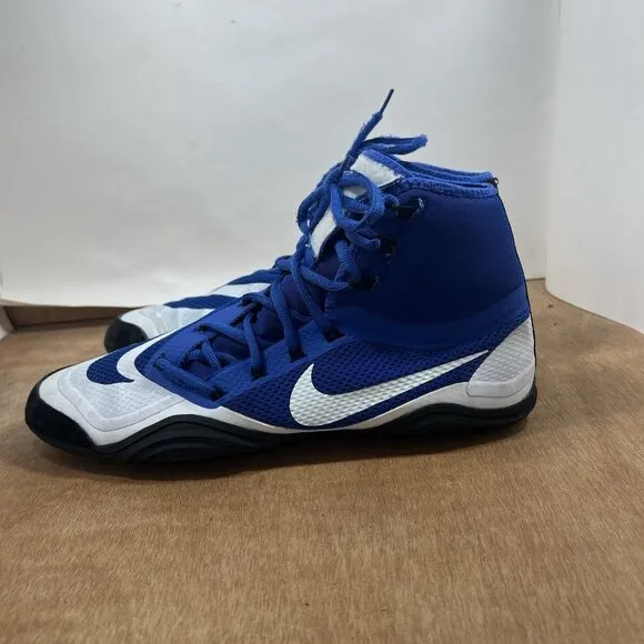 Nike 717175-410 Hypersweep Wrestling Shoes Men Size 13 Varsity Royal Blue White