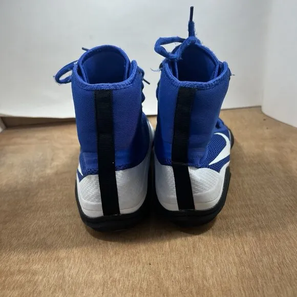 Nike 717175-410 Hypersweep Wrestling Shoes Men Size 13 Varsity Royal Blue White