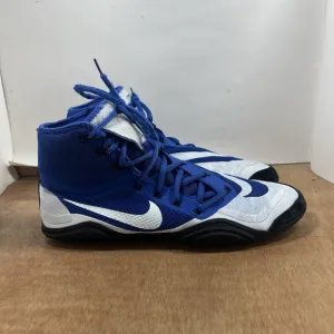 Nike 717175-410 Hypersweep Wrestling Shoes Men Size 13 Varsity Royal Blue White
