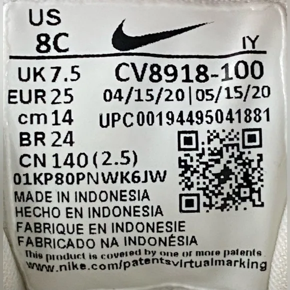 Nike Air Foamposite One Thank You Plastic Bag Women Size 8 Men Size 6.5 Kid 8c