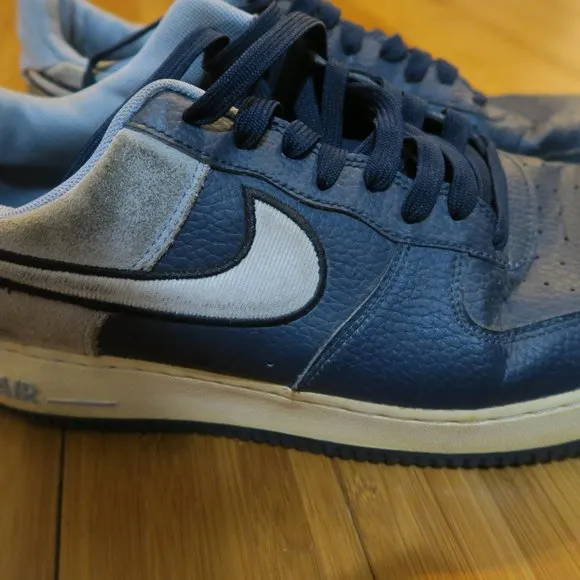 Nike Air Force 1 ‘07 LV8 Obsidian Mist AO2439-400 Dallas Cowboys Men’s Size 12
