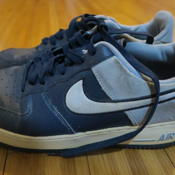 Nike Air Force 1 ‘07 LV8 Obsidian Mist AO2439-400 Dallas Cowboys Men’s Size 12