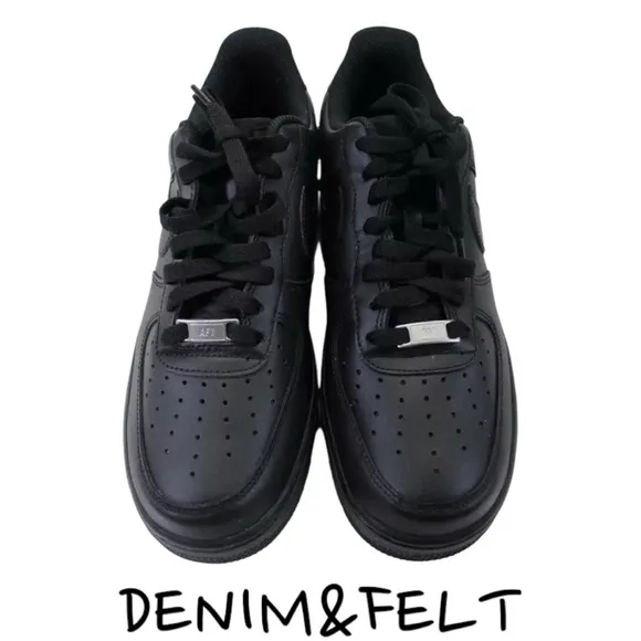 NIKE AIR FORCE 1 LOW MEN'S CASUAL SHOES | Color: Black | NEW/NWOB!!👟🖤👟