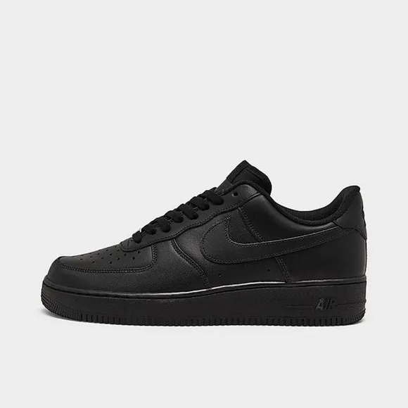 NIKE AIR FORCE 1 LOW MEN'S CASUAL SHOES | Color: Black | NEW/NWOB!!👟🖤👟
