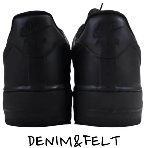 NIKE AIR FORCE 1 LOW MEN'S CASUAL SHOES | Color: Black | NEW/NWOB!!👟🖤👟