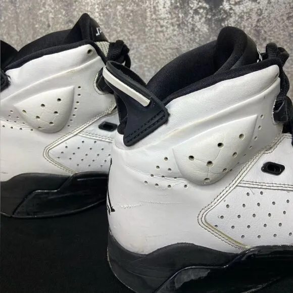 Nike Air Jordan 6 Motorsports White Black Sneakers  Size 12