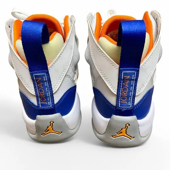 Nike Air Jordan Jumpman Two Trey Shoes Knicks White Royal DO1925-148 Youth Sz 7Y