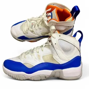 Nike Air Jordan Jumpman Two Trey Shoes Knicks White Royal DO1925-148 Youth Sz 7Y