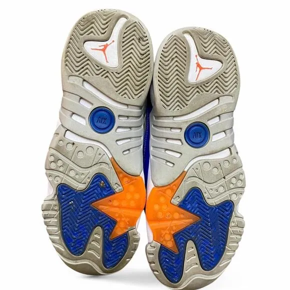 Nike Air Jordan Jumpman Two Trey Shoes Knicks White Royal DO1925-148 Youth Sz 7Y