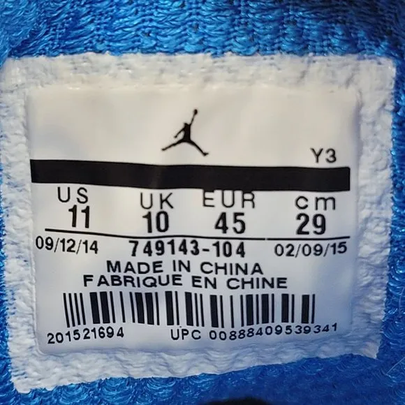 Nike Air Jordan XX9 Playoff Pack Home 2015 Men's Shoes 749143-104 US Size 11