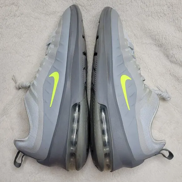 NIKE Air Max AXIS Pure Platinum Grey/Neon-Volt/Cool Grey AA2146-010✨️Mens 13