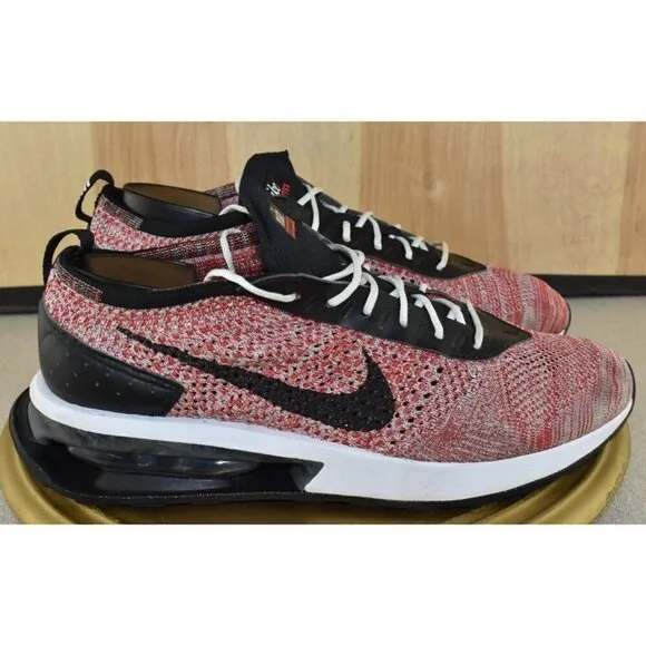 Nike Air Max Flyknit Racer Men's Shoes Size 10.5 Next Nature Red Black White