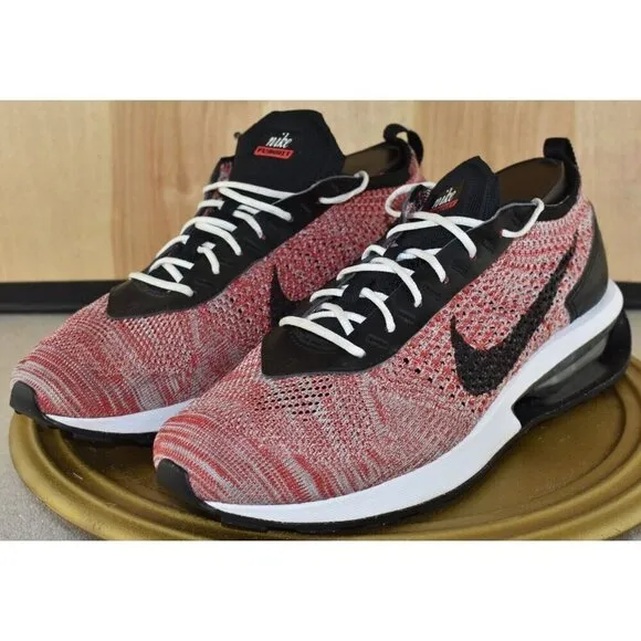 Nike Air Max Flyknit Racer Men's Shoes Size 10.5 Next Nature Red Black White