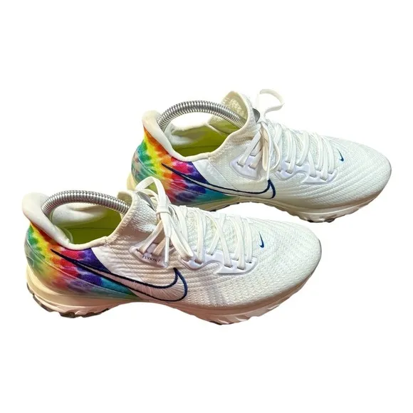 Nike Air Zoom Infinity Tour Peace Love Golf Shoes White Women Size 8 Men 6.5