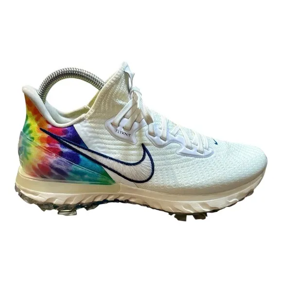 Nike Air Zoom Infinity Tour Peace Love Golf Shoes White Women Size 8 Men 6.5