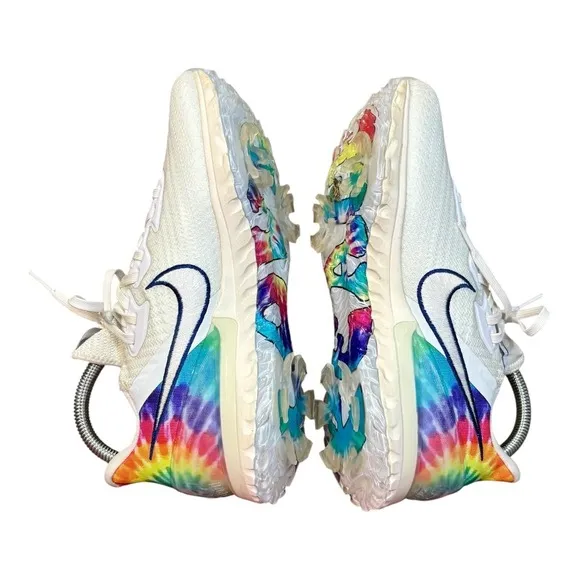 Nike Air Zoom Infinity Tour Peace Love Golf Shoes White Women Size 8 Men 6.5