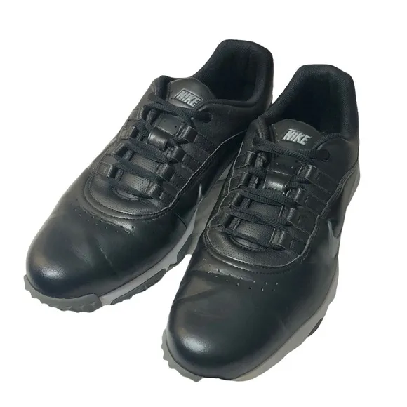 NIKE Air Zoom Rival Style 878957 Golf Shoes Blk/Gray Sz 9