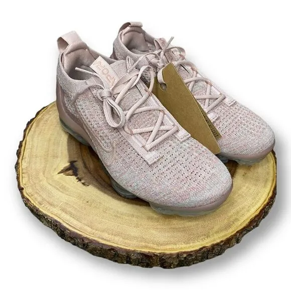 Nike Air VaporMax 2021 Flyknit Pink Oxford Shoes DJ9975-600 Womens size 6 New