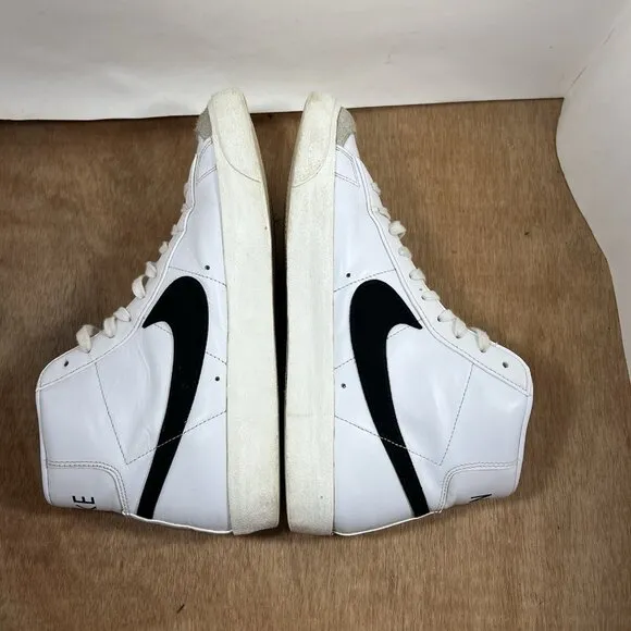 Nike Blazer Mid 77 Men Size 11.5 Vintage Athletic White Shoe Sneaker BQ6806-100