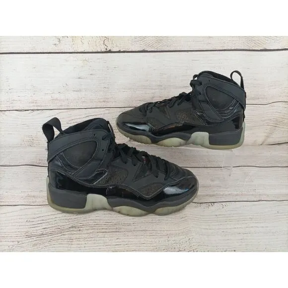 Nike Boys Air Jordan Jumpman Sz 5.5Y Two Trey DQ8431 Black Basketball Shoes Snea