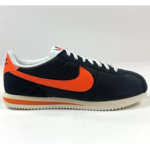 Nike Cortez TXT Mens Black Safety Orange Athletic Shoes Sneakers HF0263-003