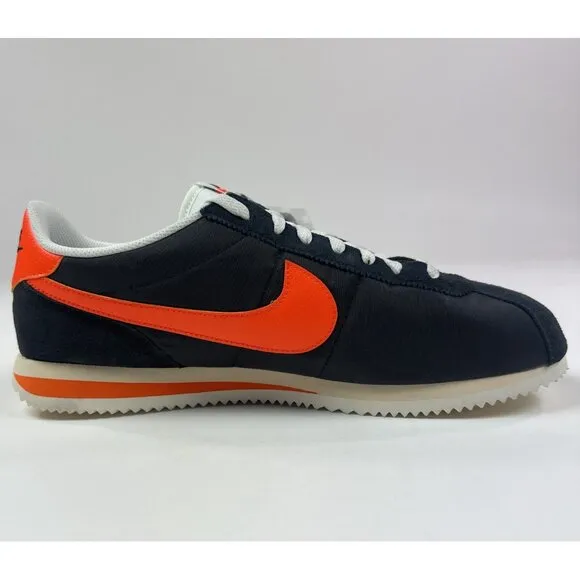 Nike Cortez TXT Mens Black Safety Orange Athletic Shoes Sneakers HF0263-003
