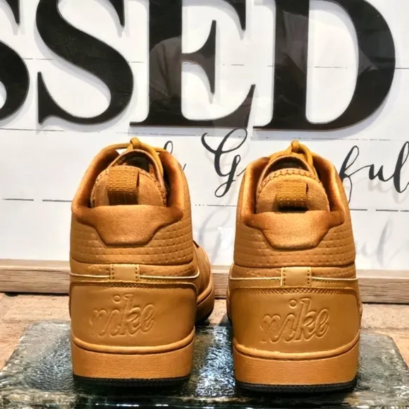 Nike Court Borough Mid Wheat Light Brown Mns 12 #AQ8754 700
