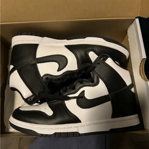 Nike Dunk High Retro White/Black Sz 7