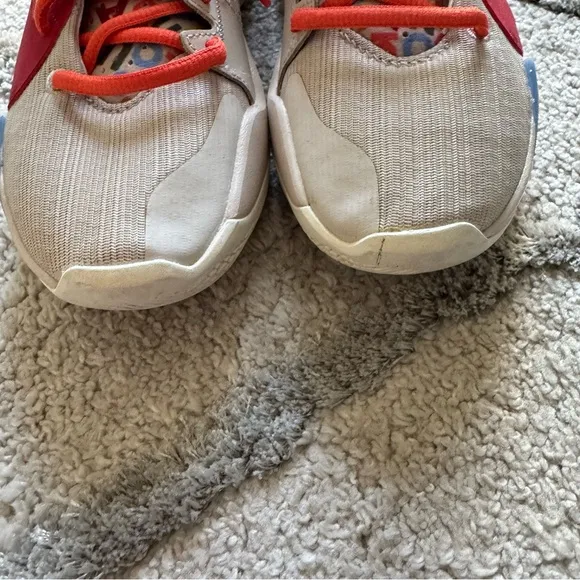 NIKE FREAK 2 MVP ALPHABET Sneakers air zoom shoes white orange YOUTH 5