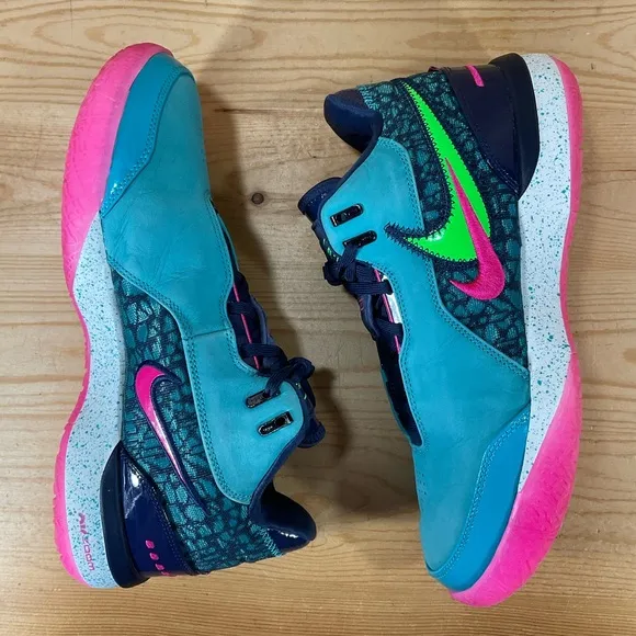 Nike LeBron NXXT Gen AMPD Basketball Shoes FJ1566-300Men’s 10 Teal Navy Pink