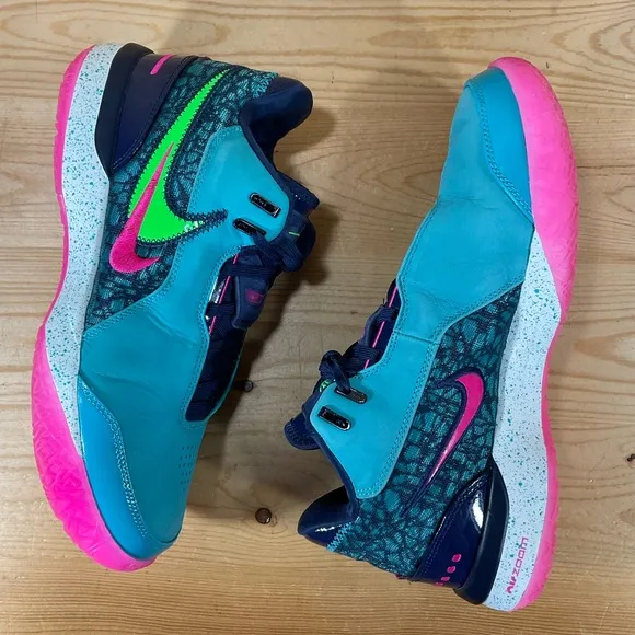 Nike LeBron NXXT Gen AMPD Basketball Shoes FJ1566-300Men’s 10 Teal Navy Pink