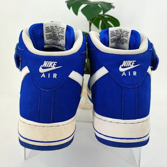 Nike Men’s Air Force 1 Mid  '07 315123-405 Royal Blue Shoes Size 11