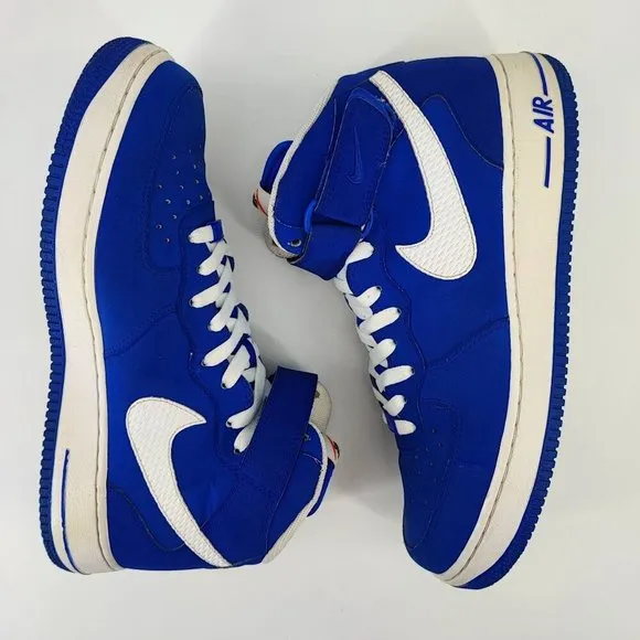 Nike Men’s Air Force 1 Mid  '07 315123-405 Royal Blue Shoes Size 11