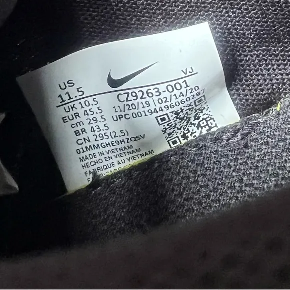Nike Renew Run Anthracite Black Cool Grey Men's Shoe Size 11.5 #B1525