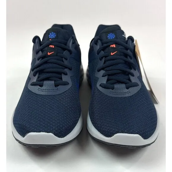 Nike Revolution 6 Next Nature Obsidian Black Royal Blue Running Shoes DC3728-400
