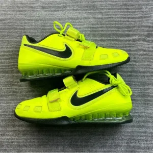 Nike Romaleos 2 Olympic Weightlifting Training CrossFit Shoes Volt Yellow 10.5 🔥