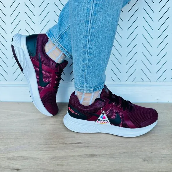 ⭐Nike Run Swift 2 Running Women Athletic Shoes Sneaker Burgundy Pink CU3528-600