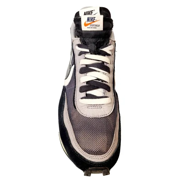 Nike sacai x LDWaffle 'Black' Men's Size 10 Athletic Running Shoes BV0073-001
