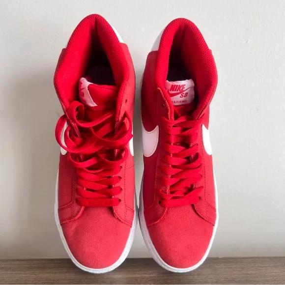 Nike SB Zoom Blazer Mid University Red Shoe Size 4 or 6 #243586