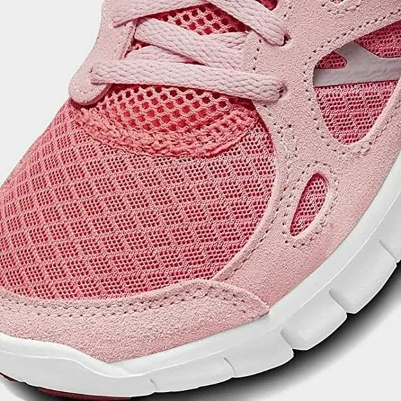 Nike Shoes Girls Size 7 Youth Free Run 2 Pink Salt Athletic Running Sneaker
