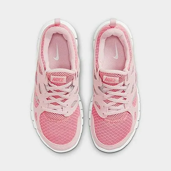 Nike Shoes Girls Size 7 Youth Free Run 2 Pink Salt Athletic Running Sneaker
